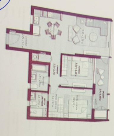 Floor plan for apartment at Cairo Gate