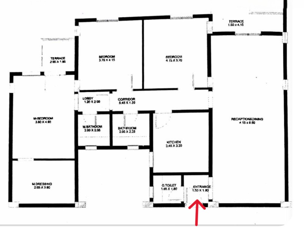 Floor plan for apartment at The Loft