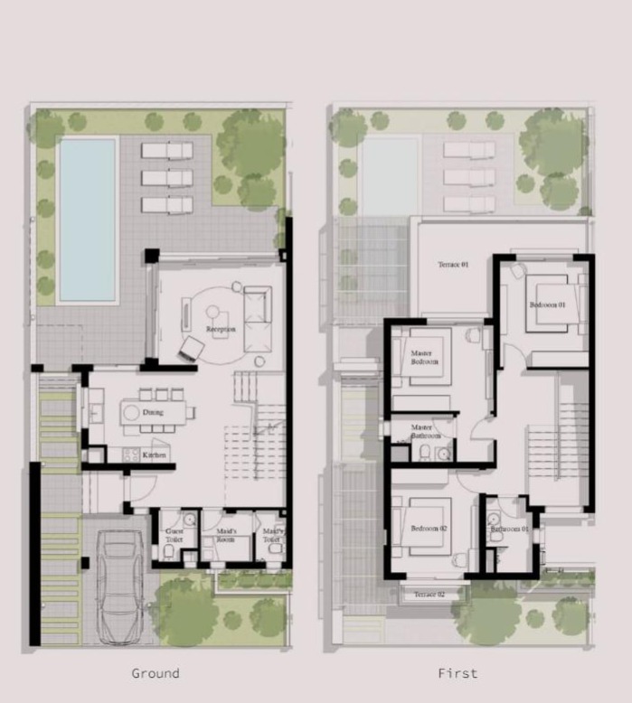 Floor plan for  at Jefaira