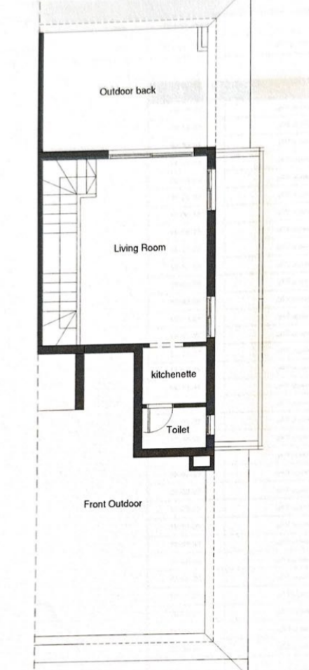 Floor plan for duplex at Telal East