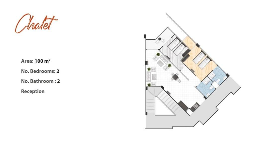 Floor plan for chalet at Lasirena North Coast