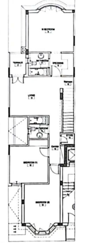 Floor plan for duplex at Mountain View Hyde Park