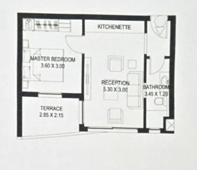 Floor plan for apartment at Taj City