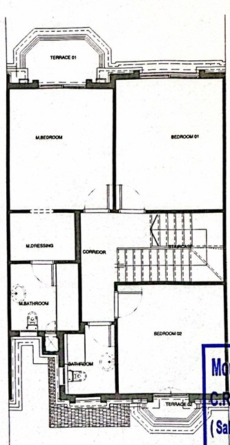 Floor plan for townhouse at Mountain View Chillout Park