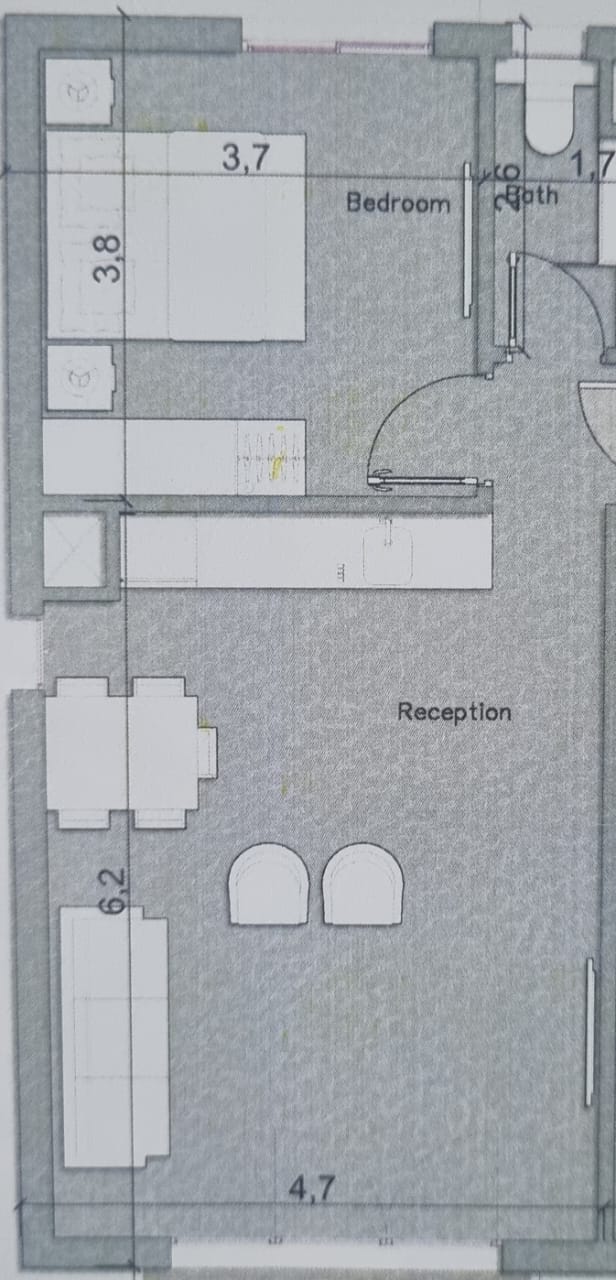 Floor plan for chalet at Il Monte Galala