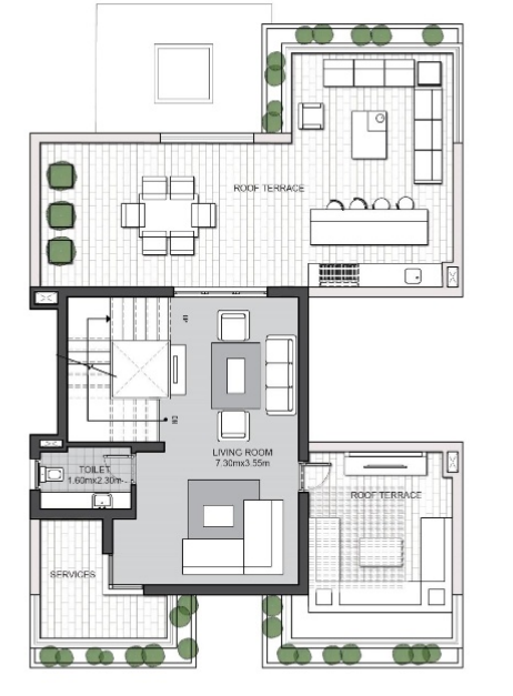 Floor plan for villa at SODIC East