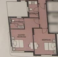 Floor plan for apartment at Palm Hills New Cairo