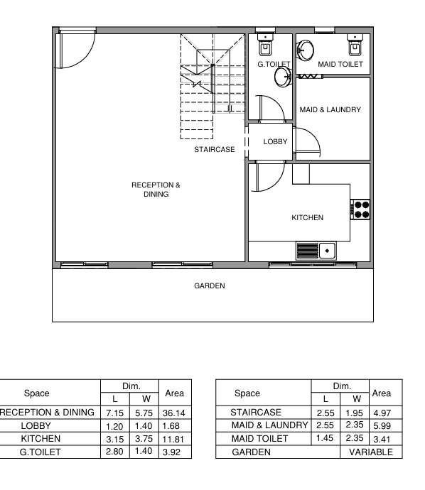 Floor plan for duplex at Aliva Mountain View Mostakbal City