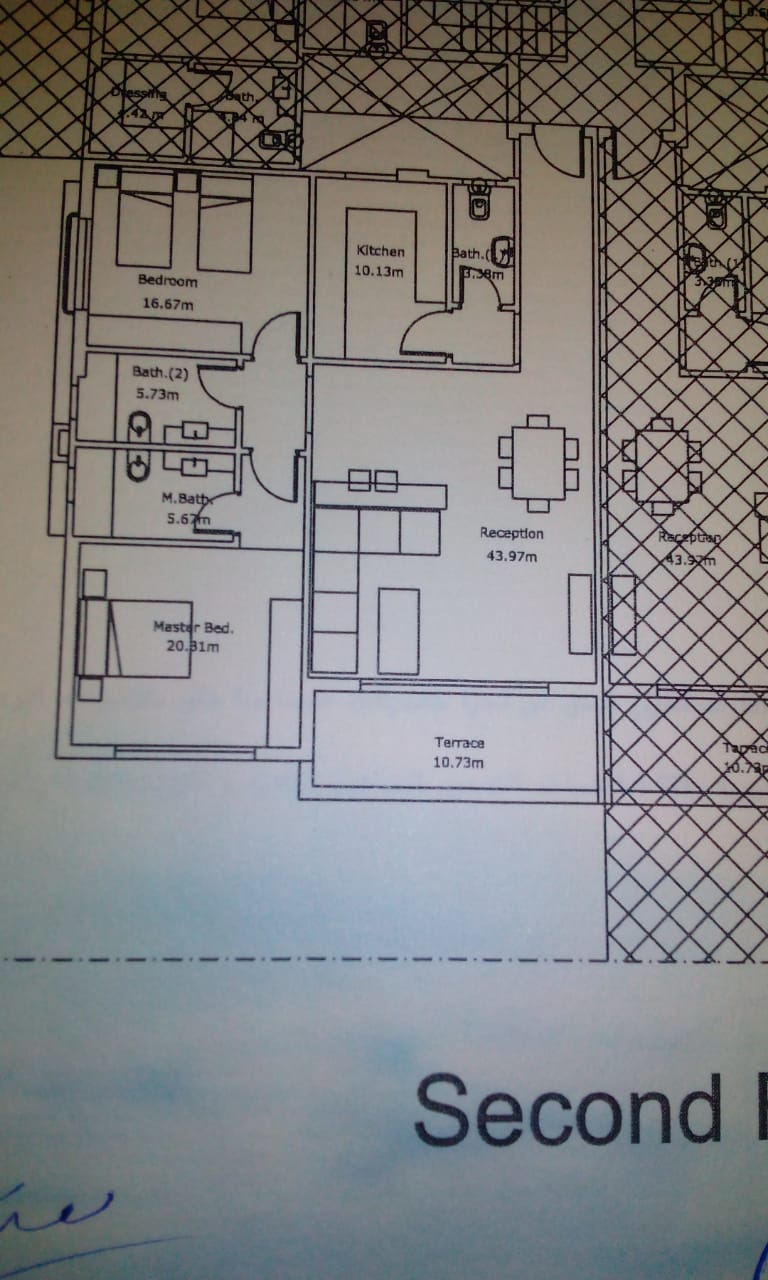 Floor plan for apartment at Lake View Residence