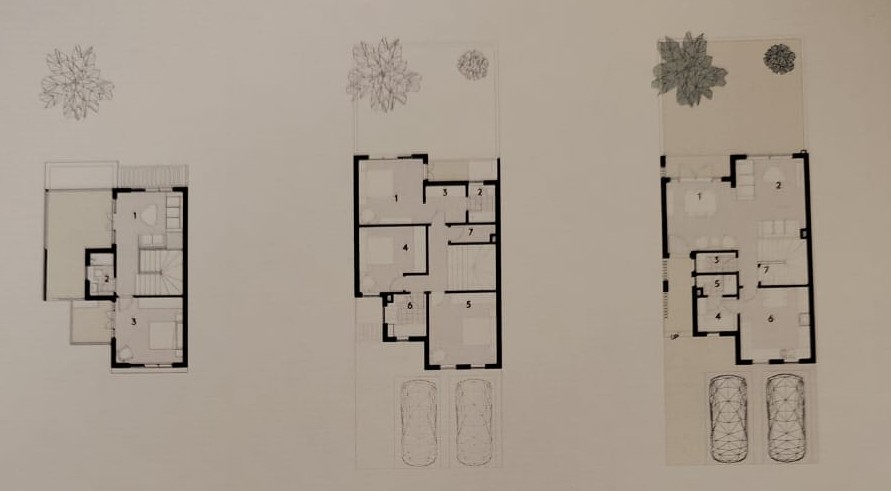 Floor plan for townhouse at Al Burouj