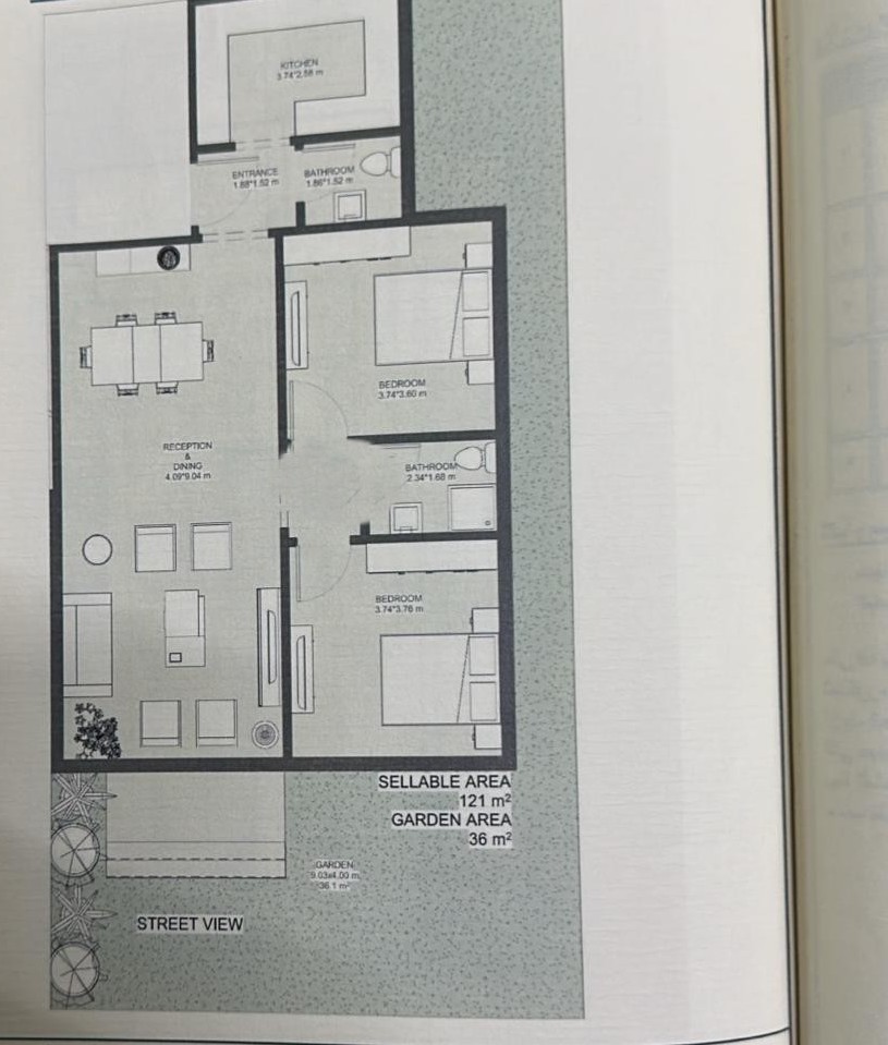 Floor plan for apartment at Lumia Residence- New Capital
