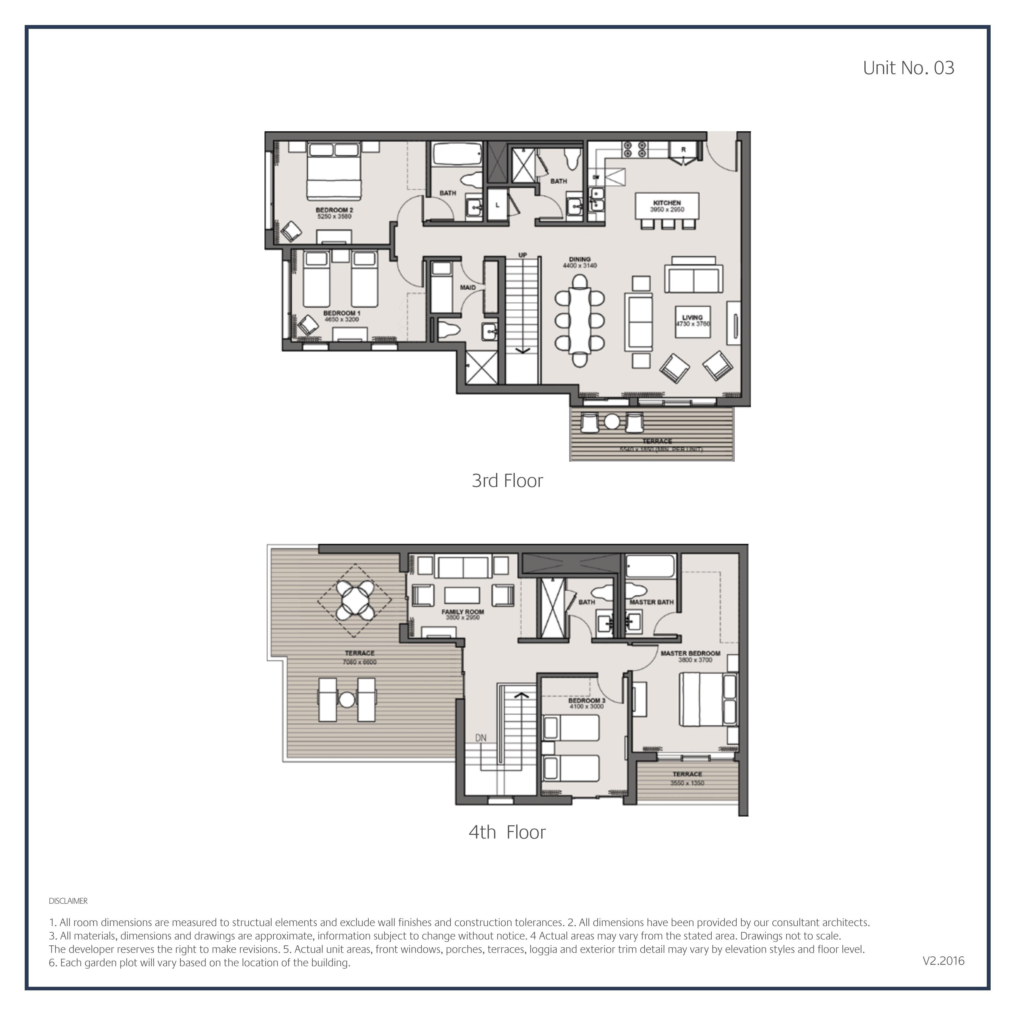 Floor plan for apartment at Marassi