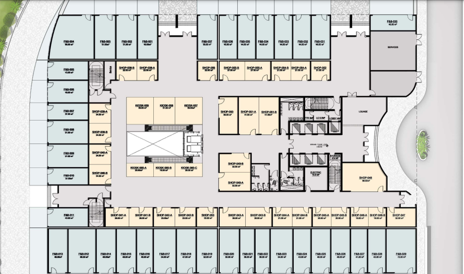 Floor plan for  at Taj Tower