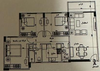 Floor plan for apartment at Kardia