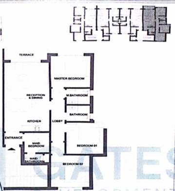 Floor plan for chalet at Lyv Caesar - Ras El Hekma
