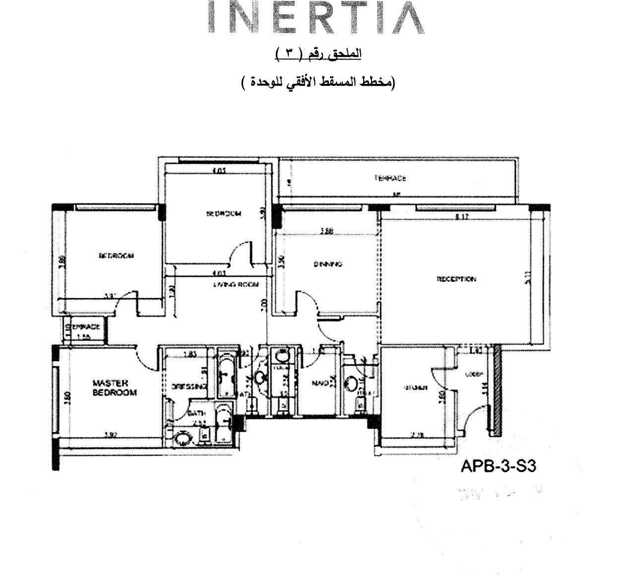 Floor plan for apartment at Joulz