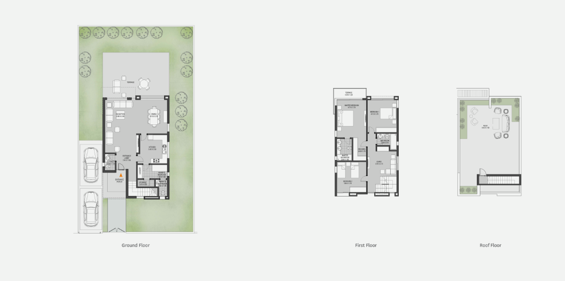Floor plan for villa at O West Orascom