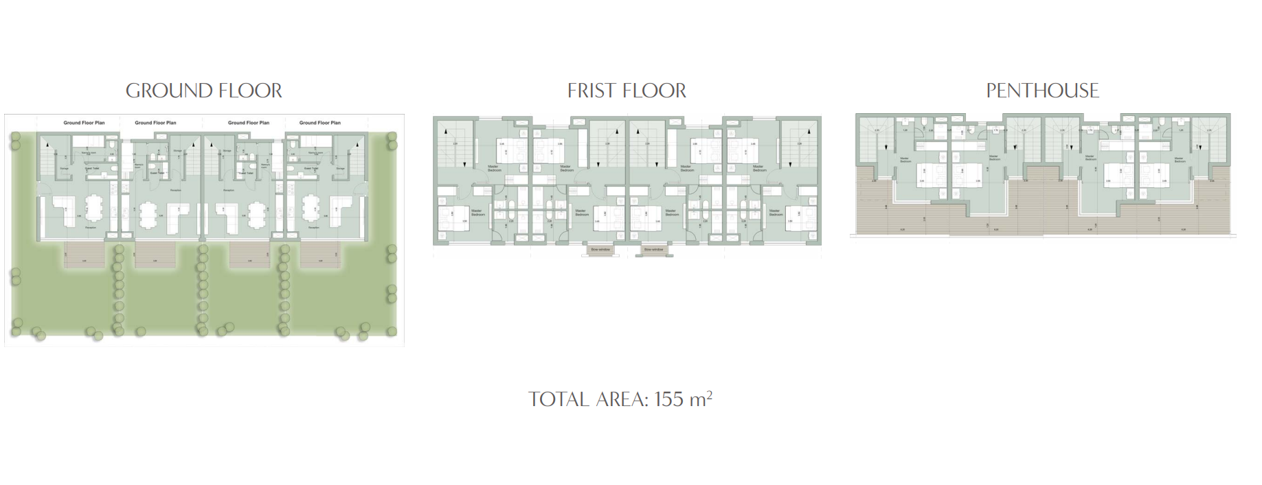 Floor plan for chalet at Il Monte Galala