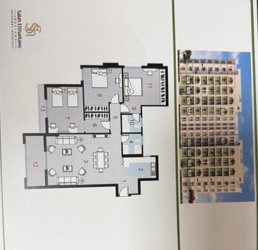 Floor plan for apartment at La Verde New Capital