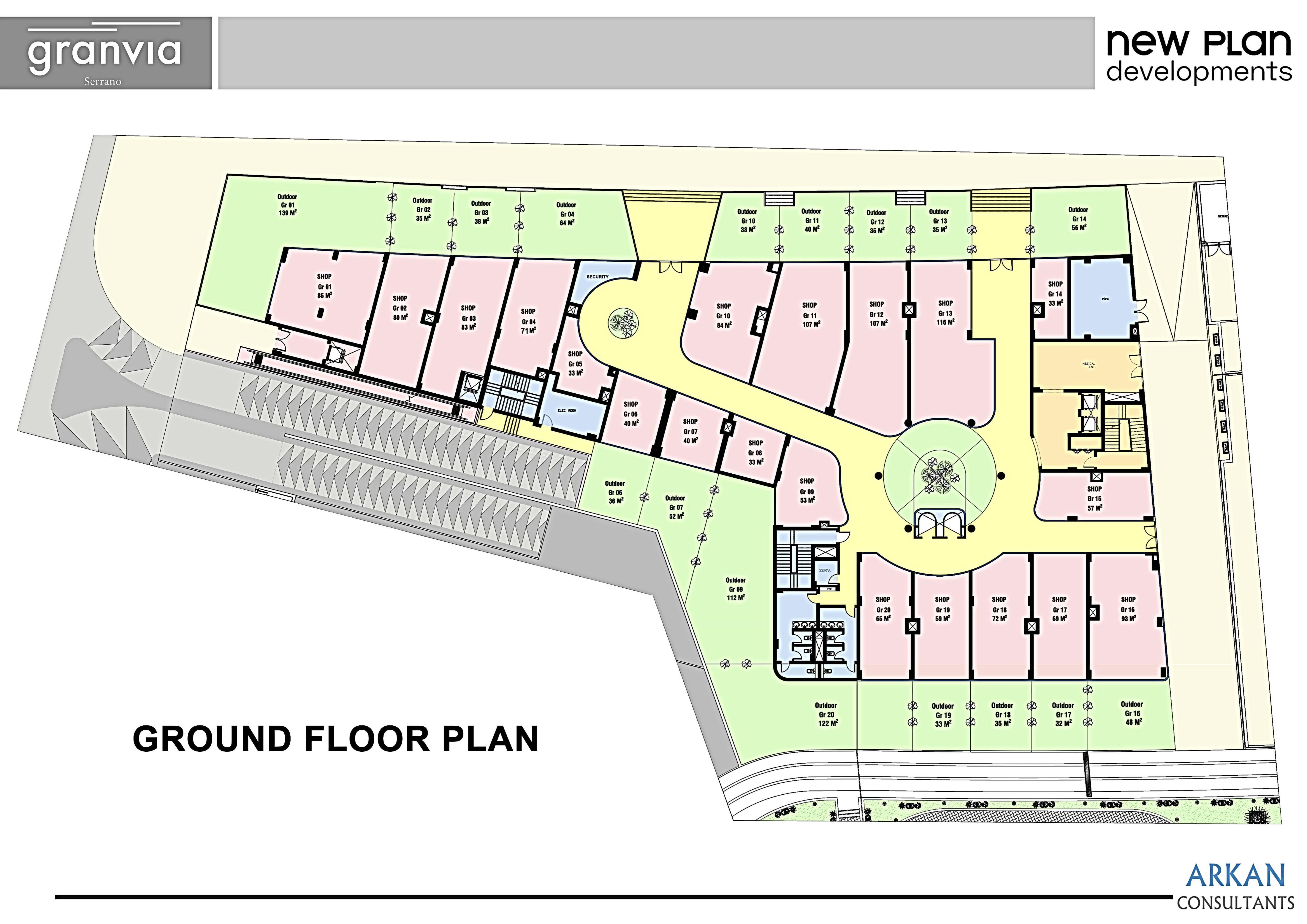 Floor plan for  at Granvia Mall Serrano