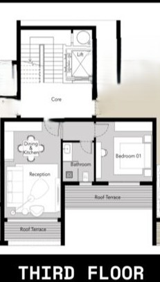 Floor plan for apartment at PX