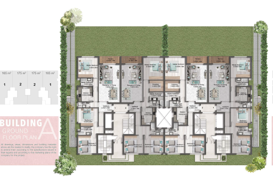 Floor plan for apartment at Green Square