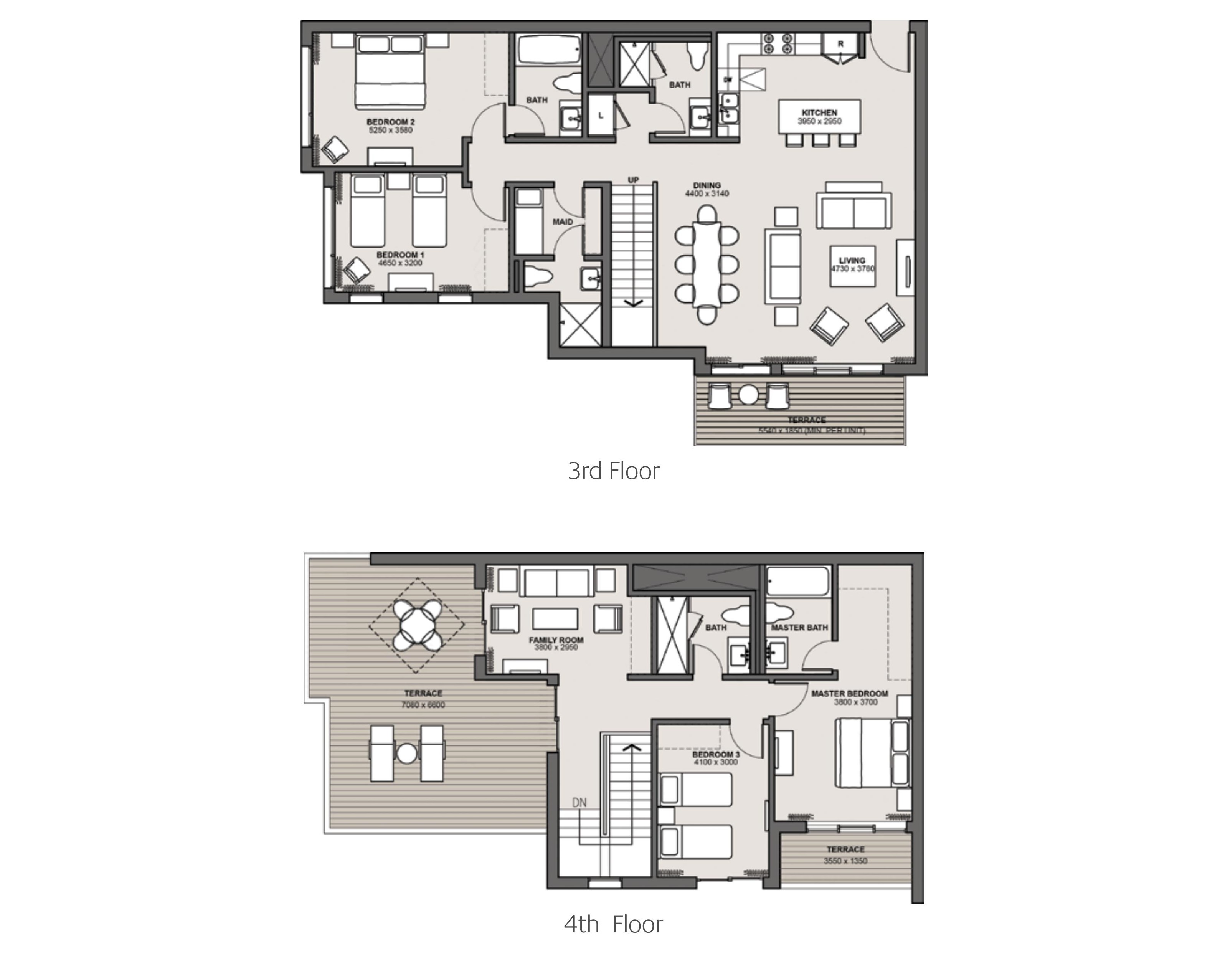 Floor plan for apartment at Marassi