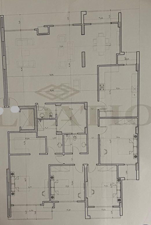 Floor plan for apartment at El Patio Casa