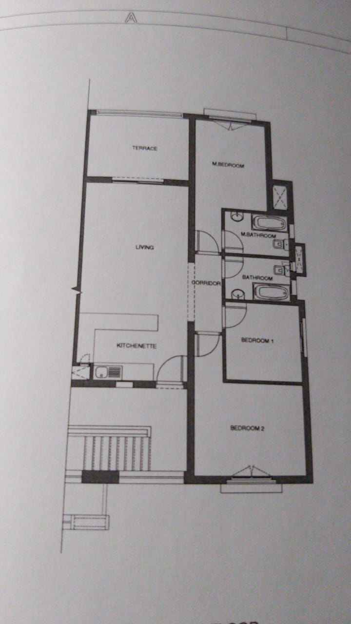 Floor plan for chalet at Mountain View Ras El Hekma