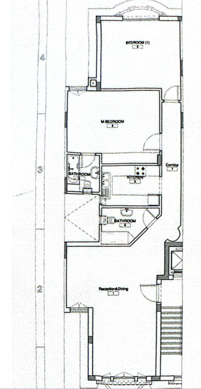Floor plan for apartment at Mountain View Hyde Park