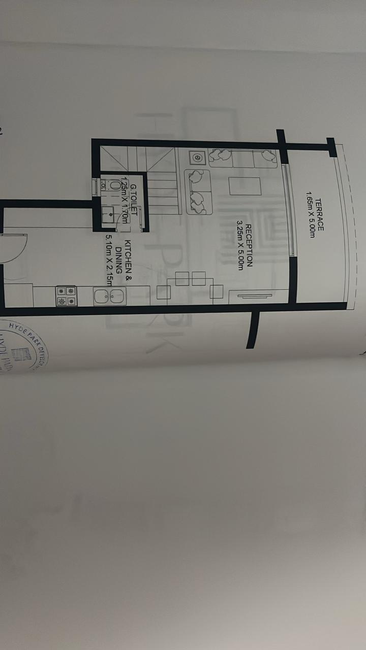 Floor plan for duplex at Hyde Park North - Seashore