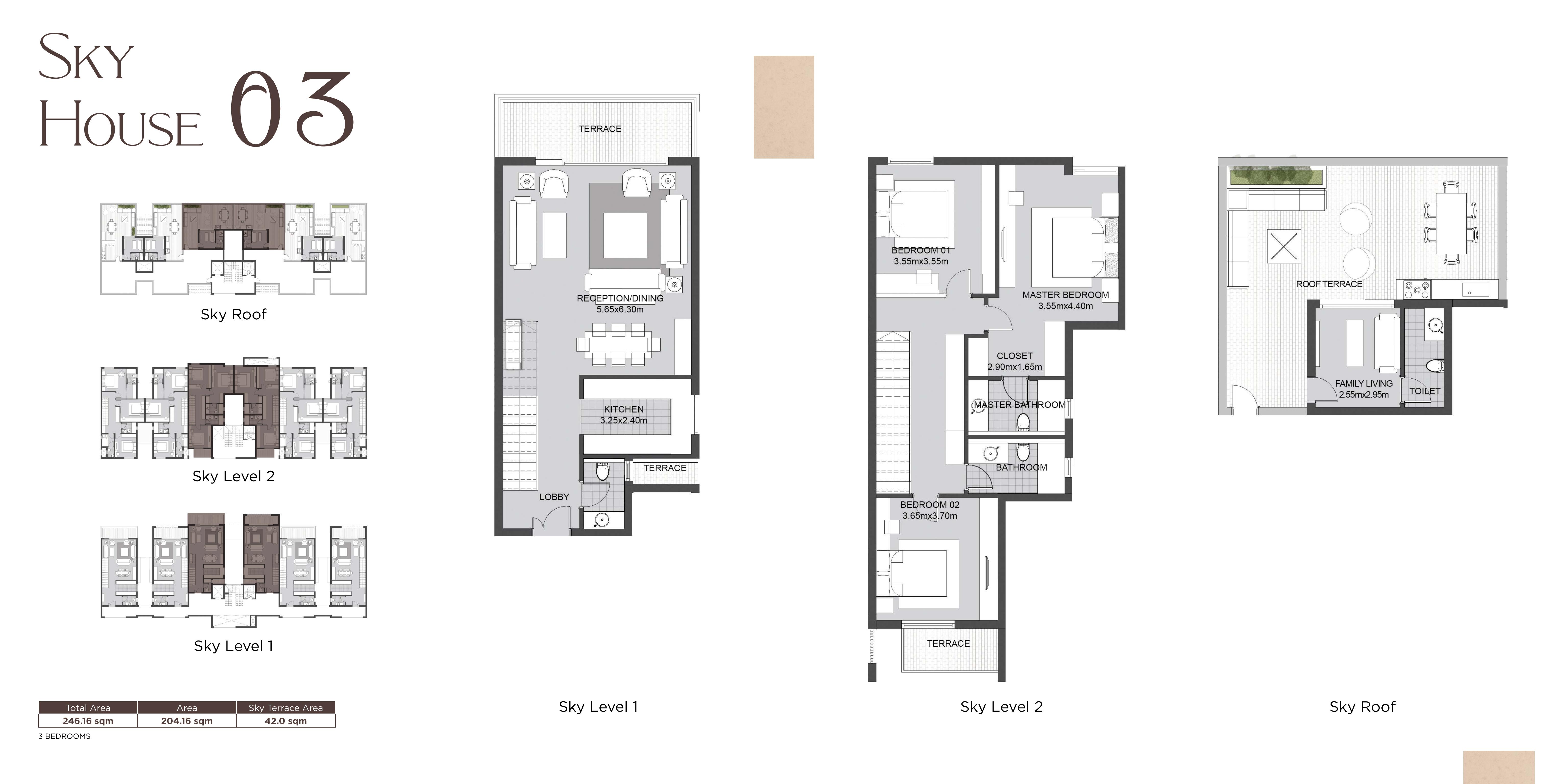 Floor plan for duplex at Karmell New Zayed