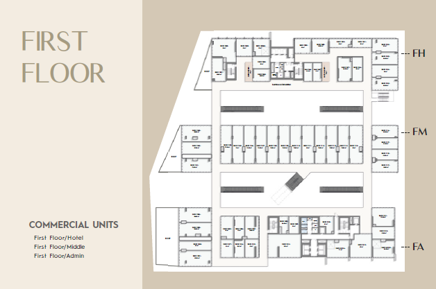 Floor plan for  at Double Two Towers