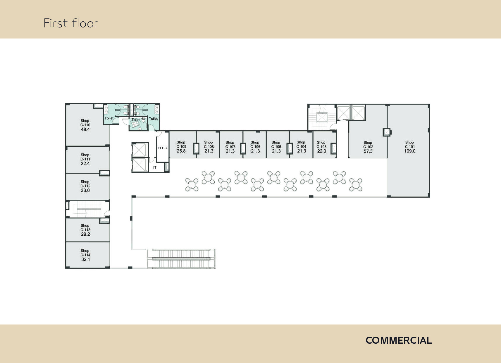 Floor plan for  at Dorado