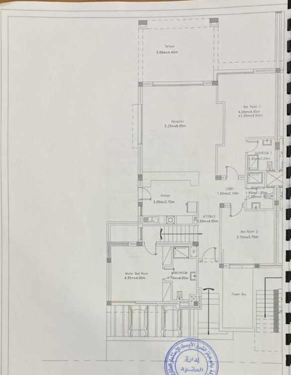 Floor plan for chalet at Hacienda Bay