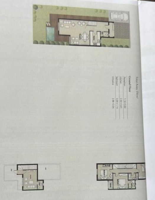 Floor plan for townhouse at Sarai