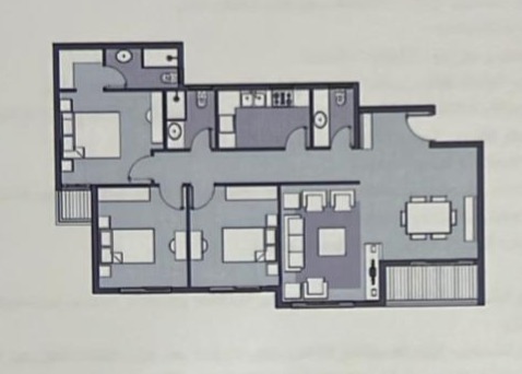 Floor plan for apartment at Dejoya Residence