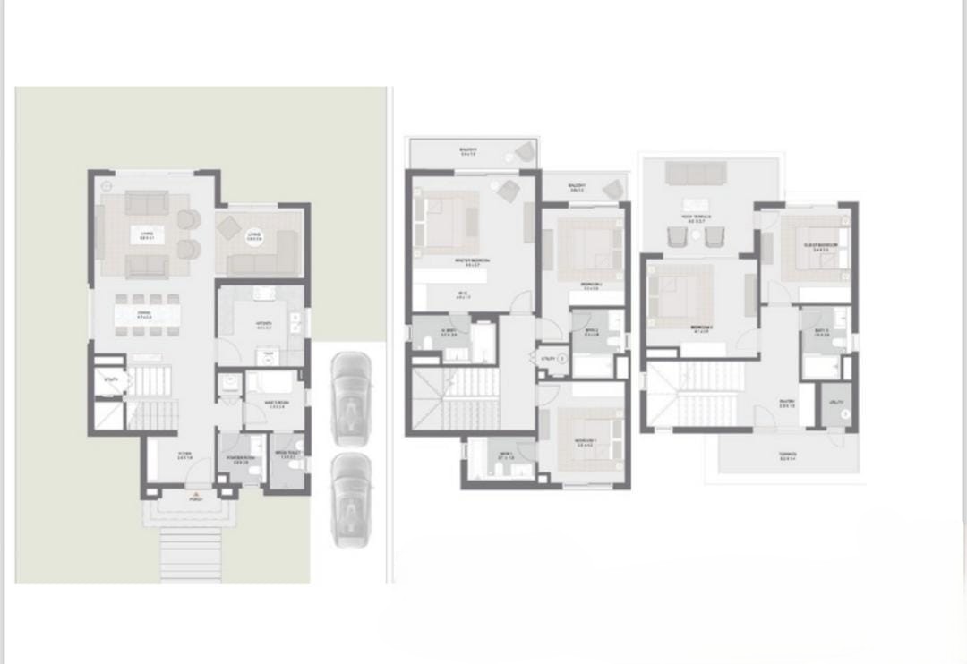 Floor plan for villa at Belle Vie
