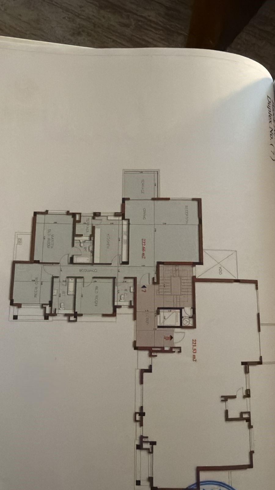 Floor plan for apartment at Palm Parks