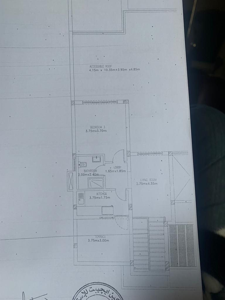 Floor plan for chalet at Hacienda White