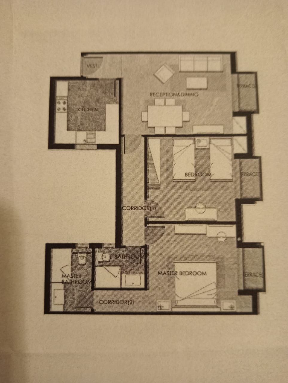 Floor plan for apartment at Parklane