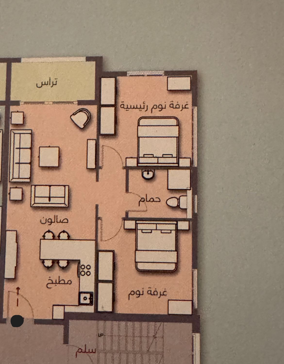 Floor plan for apartment at Celia