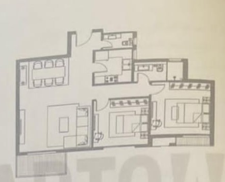 Floor plan for apartment at HAPTown