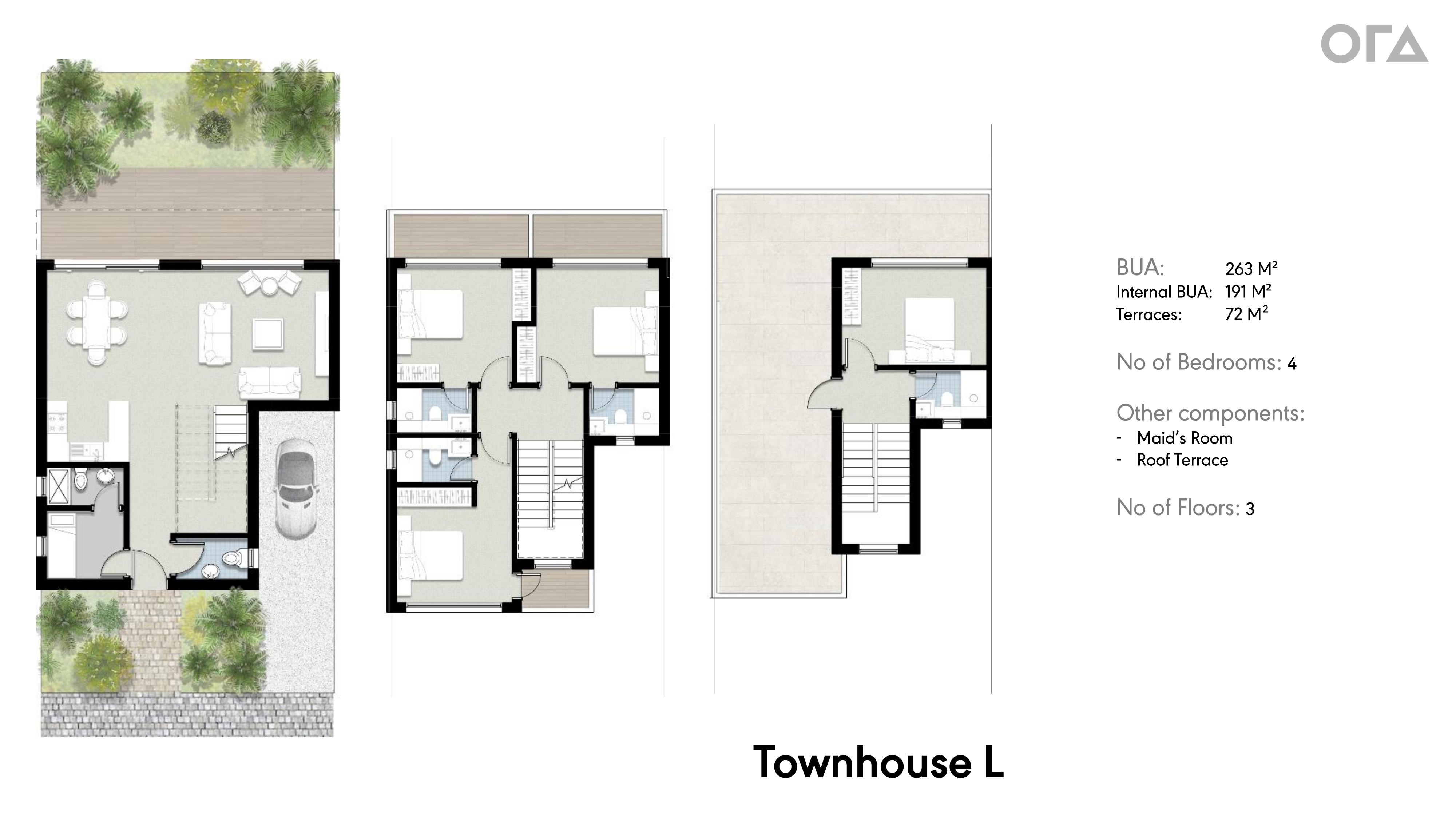 Floor plan for townhouse at Silvertown Silversands