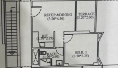 Floor plan for chalet at Kai Sokhna