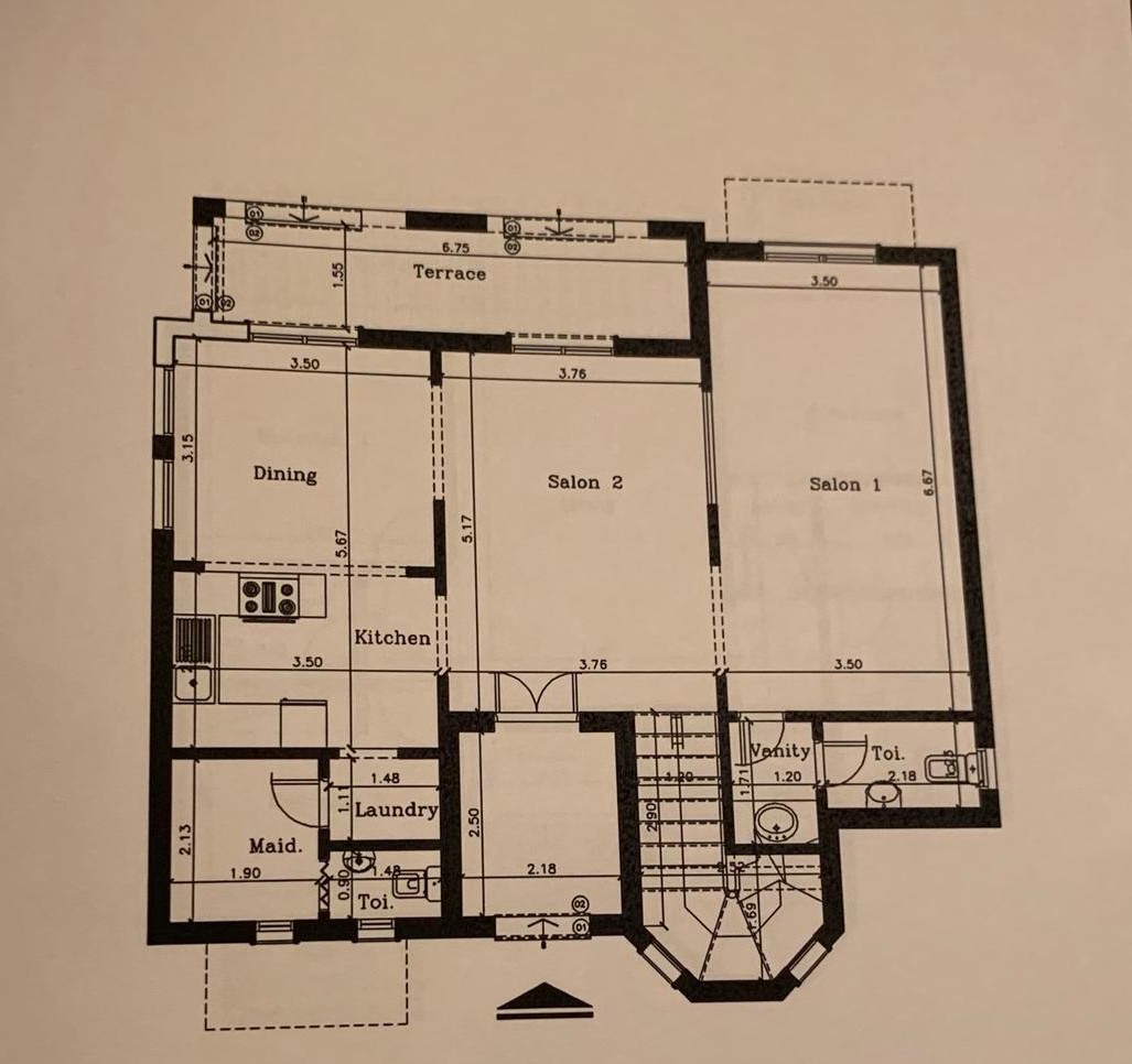Floor plan for villa at Mountain View Diplomats