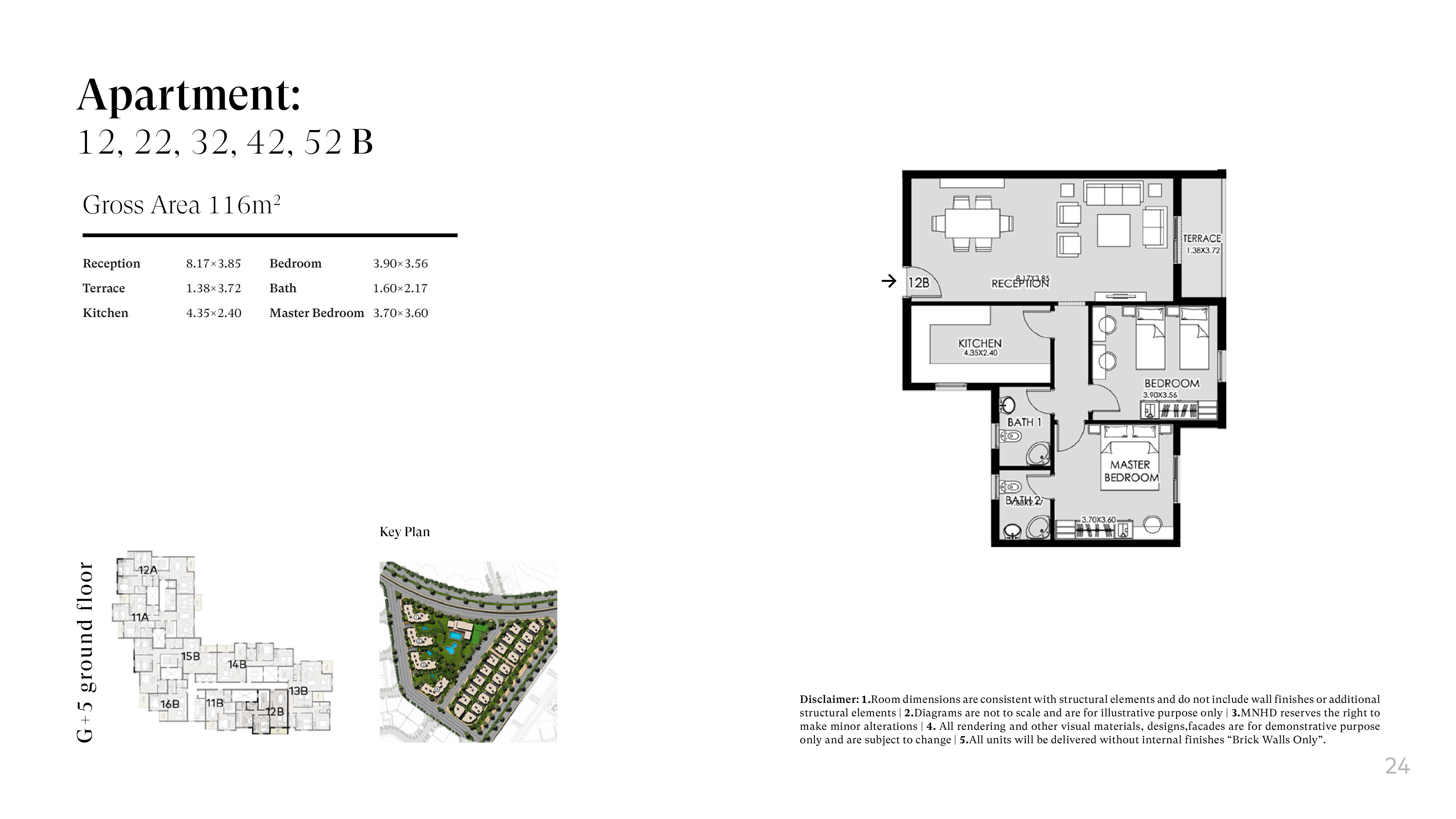 Floor plan for apartment at Tag Sultan