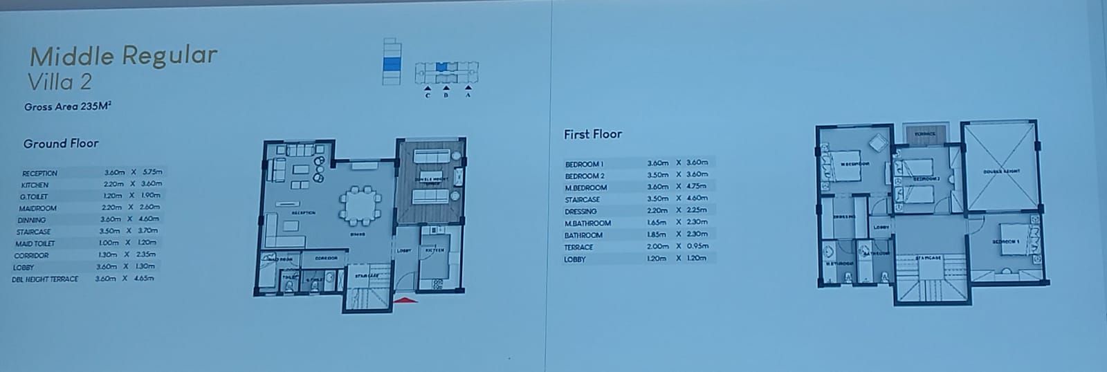Floor plan for duplex at Mountain View ICity New Cairo