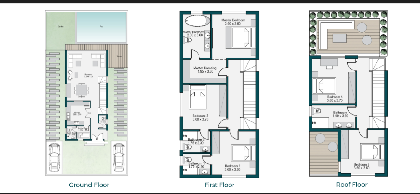 Floor plan for apartment at Bloomfields