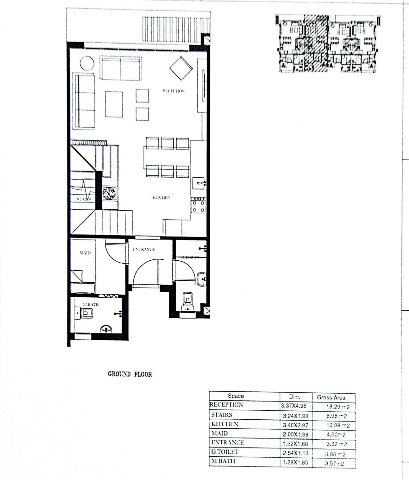 Floor plan for townhouse at LVLS Mountain View